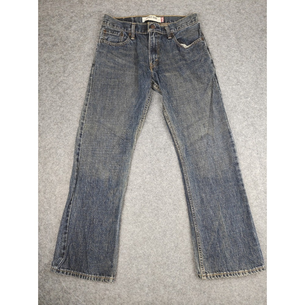 Levis 527 Jeans Men's 29x30 (Fits 30x29) Bootcut Slim Fit Dark Wash Y2K Western